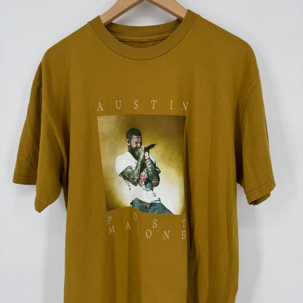 Austin Post Malone Concert Tour T Shirt Mens Large